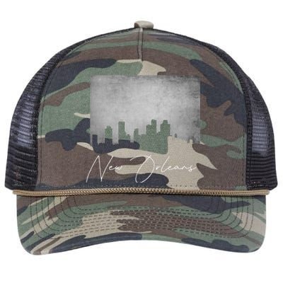 City Of New Orleans Louisiana Retro Rope Trucker Hat Cap