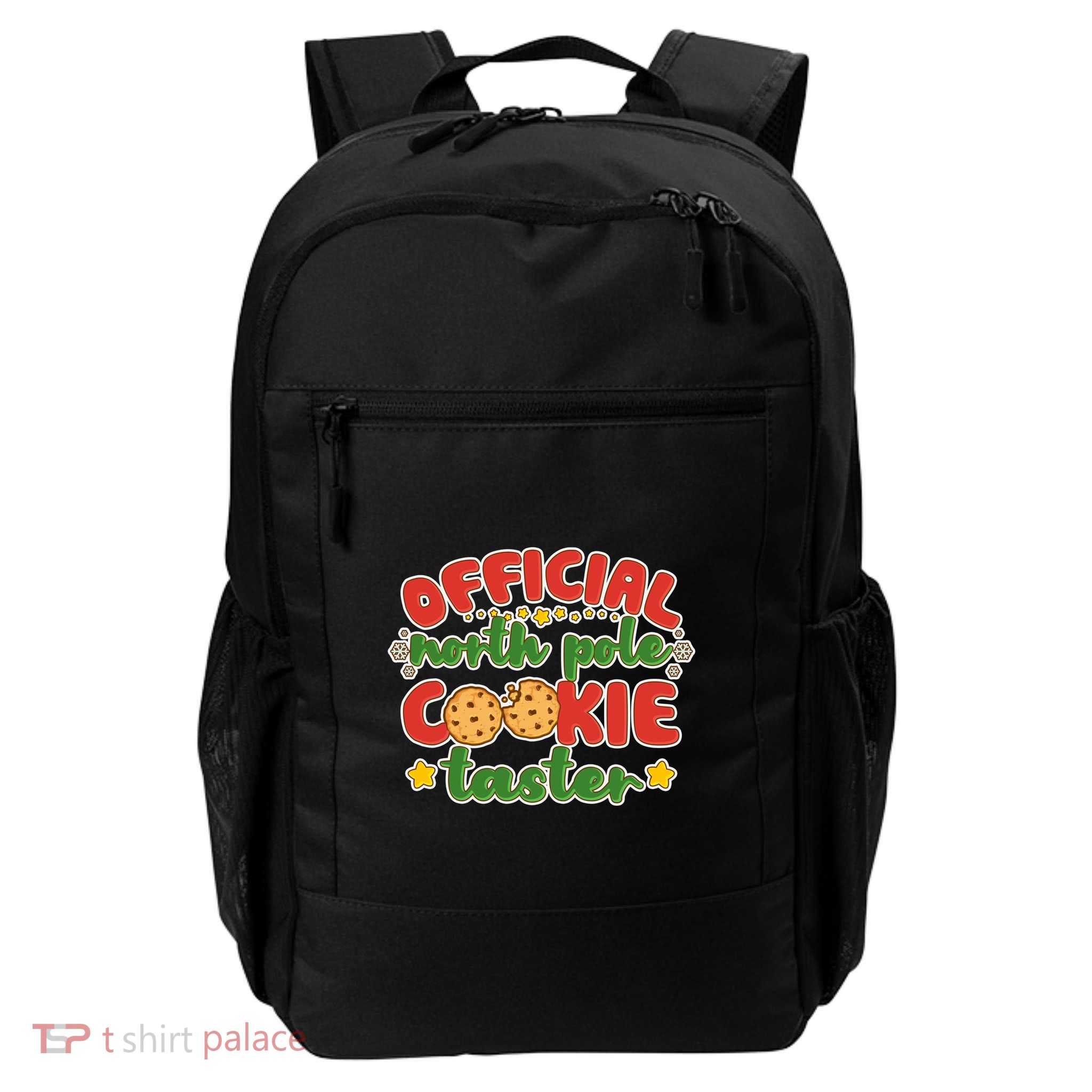 Christmas Official North Pole Cookie Taster Daily Commute Backpack