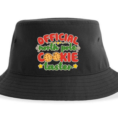 Christmas Official North Pole Cookie Taster Sustainable Bucket Hat