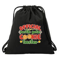Christmas Official North Pole Cookie Taster Drawstring Bag