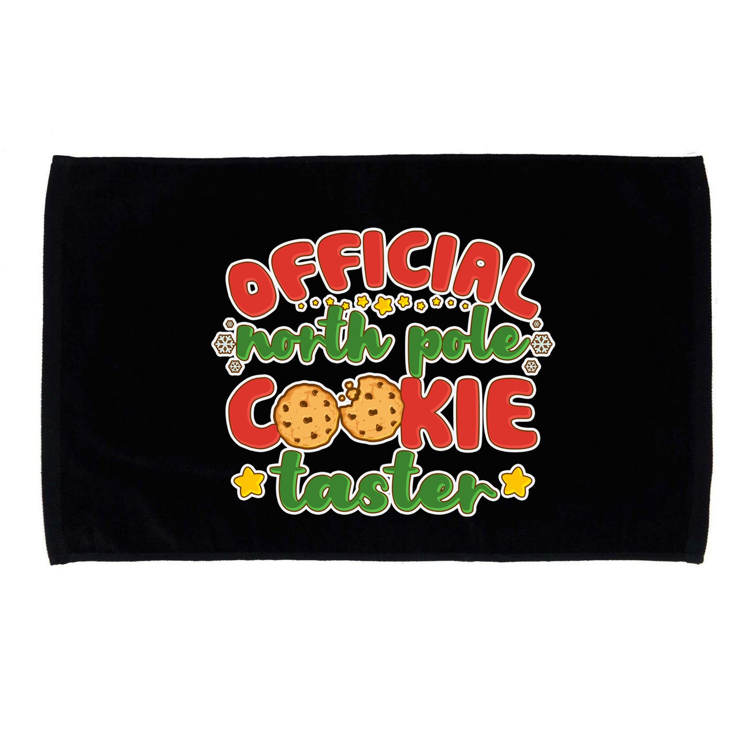 Christmas Official North Pole Cookie Taster Microfiber Hand Towel