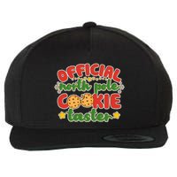Christmas Official North Pole Cookie Taster Wool Snapback Cap