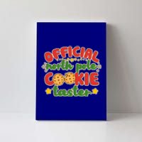 Christmas Official North Pole Cookie Taster Canvas