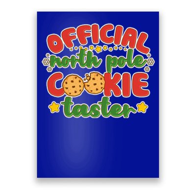 Christmas Official North Pole Cookie Taster Poster