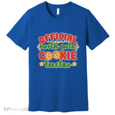 Christmas Official North Pole Cookie Taster Premium T-Shirt