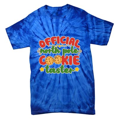 Christmas Official North Pole Cookie Taster Tie-Dye T-Shirt