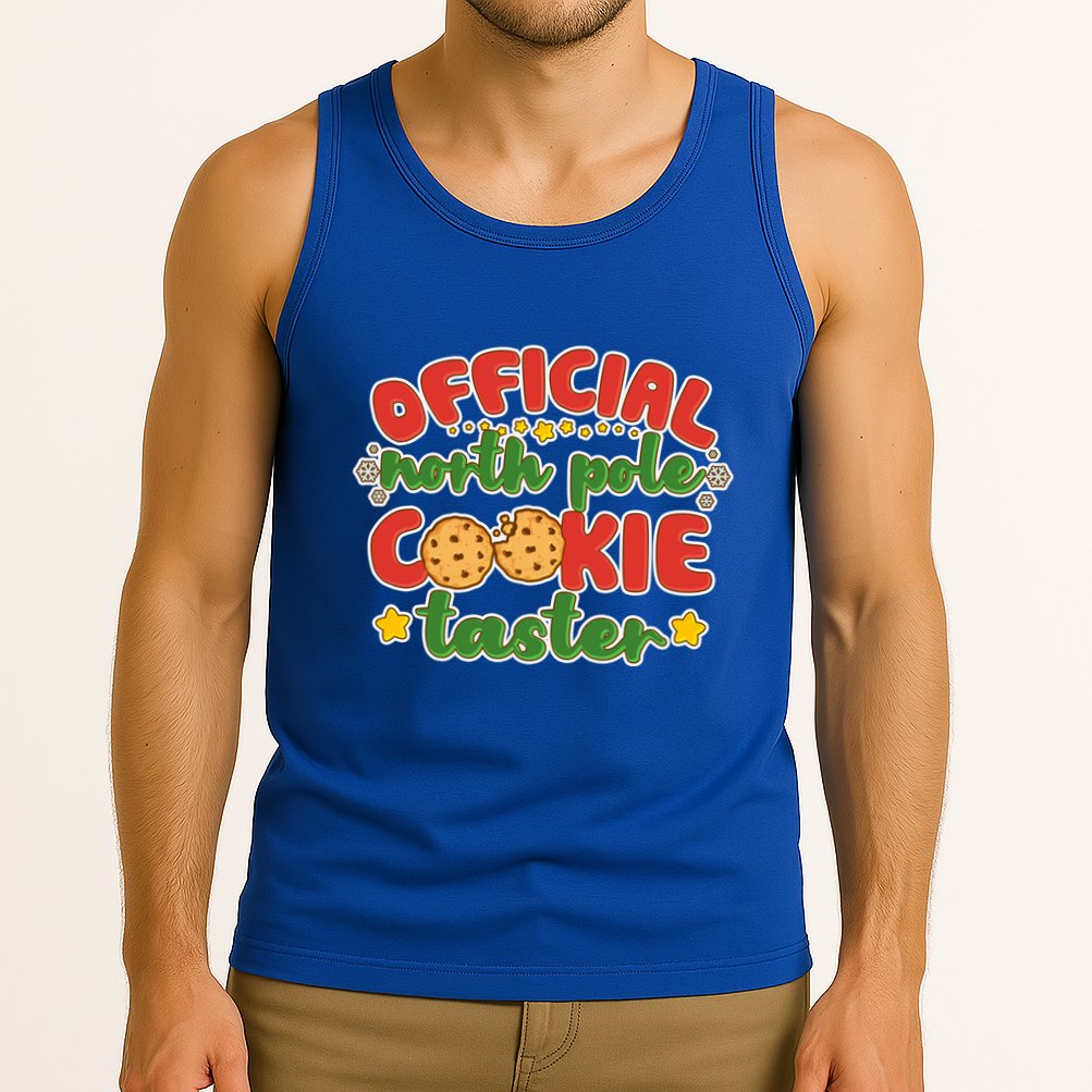 Christmas Official North Pole Cookie Taster Tank Top