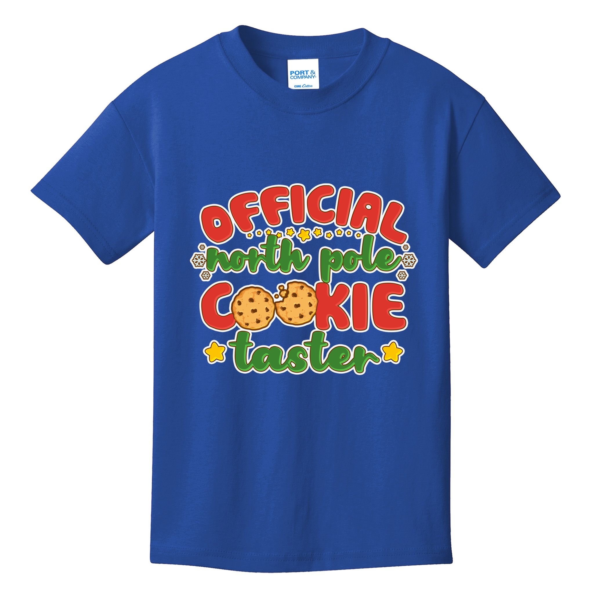 Christmas Official North Pole Cookie Taster Kids T-Shirt