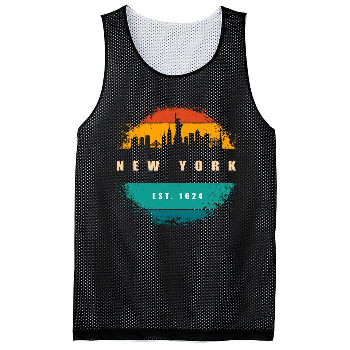 City Of New York Mesh Reversible Basketball Jersey Tank