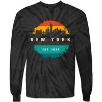 City Of New York Tie-Dye Long Sleeve Shirt