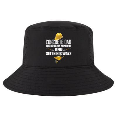 Concrete Dad Mixed Up And Set In His Ways Cool Comfort Performance Bucket Hat