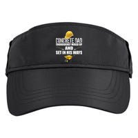 Concrete Dad Mixed Up And Set In His Ways Adult Drive Performance Visor