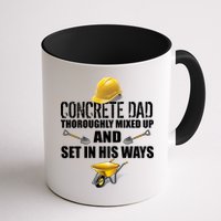 Concrete Dad Mixed Up And Set In His Ways Mug