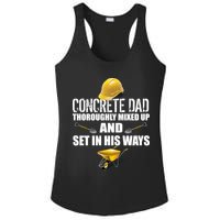 Concrete Dad Mixed Up And Set In His Ways Ladies PosiCharge Competitor Racerback Tank