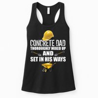 Concrete Dad Mixed Up And Set In His Ways Womens Tank Top
