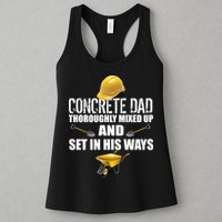 Concrete Dad Mixed Up And Set In His Ways Womens Tank Top
