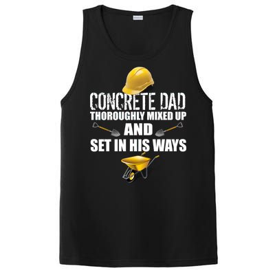 Concrete Dad Mixed Up And Set In His Ways PosiCharge Competitor Tank