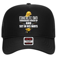 Concrete Dad Mixed Up And Set In His Ways Trucker Hat