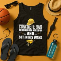 Concrete Dad Mixed Up And Set In His Ways Tank Top