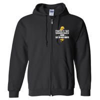 Concrete Dad Mixed Up And Set In His Ways Full Zip Hoodie