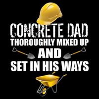 Concrete Dad Mixed Up And Set In His Ways Full Zip Hoodie