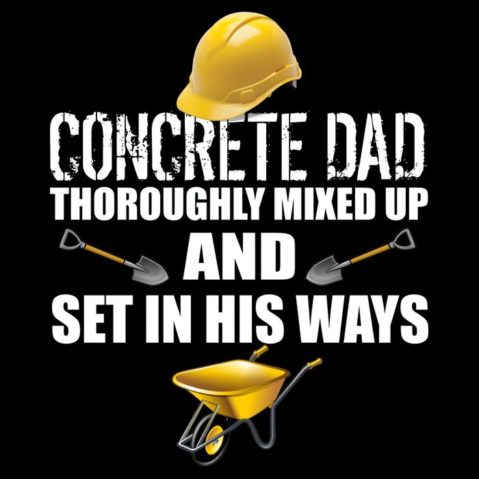Concrete Dad Mixed Up And Set In His Ways Full Zip Hoodie