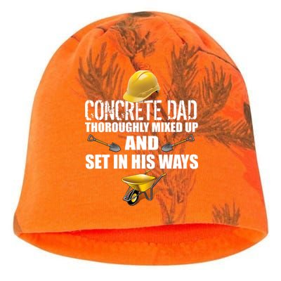 Concrete Dad Mixed Up And Set In His Ways Kati - Camo Knit Beanie