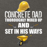 Concrete Dad Mixed Up And Set In His Ways Cotton Canvas Backpack