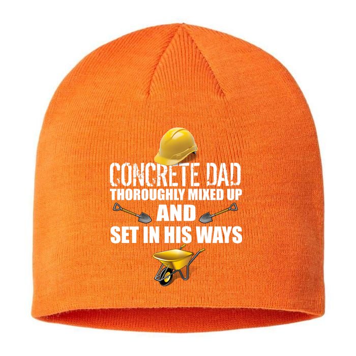 Concrete Dad Mixed Up And Set In His Ways Sustainable Beanie