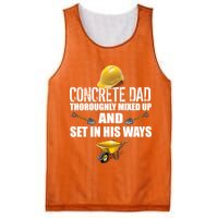 Concrete Dad Mixed Up And Set In His Ways Mesh Reversible Basketball Jersey Tank