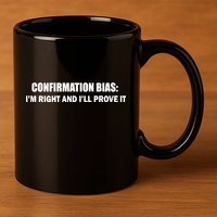 Confirmation Bias I'm Right And I'll Prove It 11oz C Handle Ceramic Mug