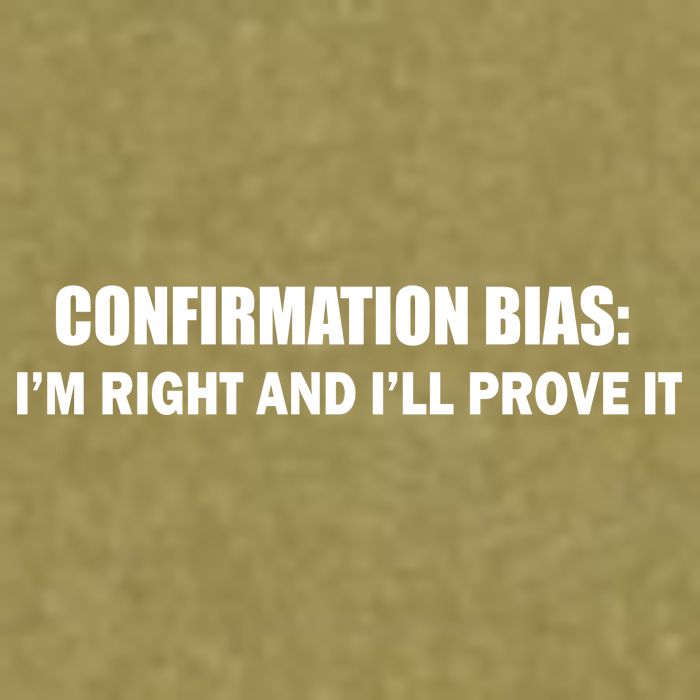 Confirmation Bias I'm Right And I'll Prove It Garment-Dyed Women's Muscle Tee