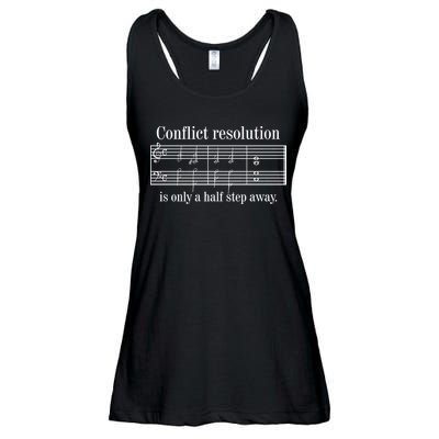 Conflict Resolution Is Only A Half Step Away Ladies Essential Flowy Tank