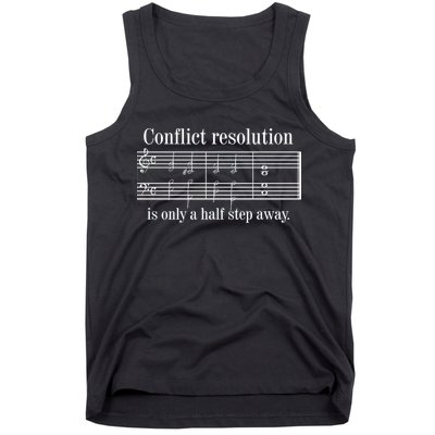 Conflict Resolution Is Only A Half Step Away Tank Top