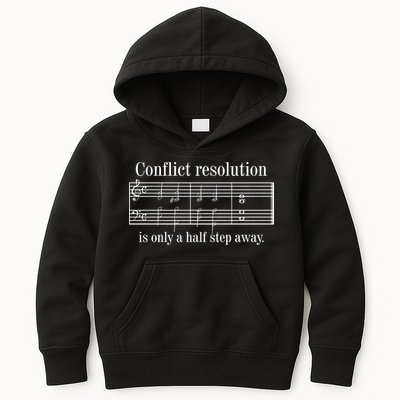 Conflict Resolution Is Only A Half Step Away Kids Hoodie