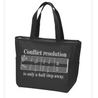 Conflict Resolution Is Only A Half Step Away Zip Tote Bag