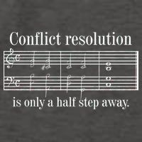 Conflict Resolution Is Only A Half Step Away Vector Backpack