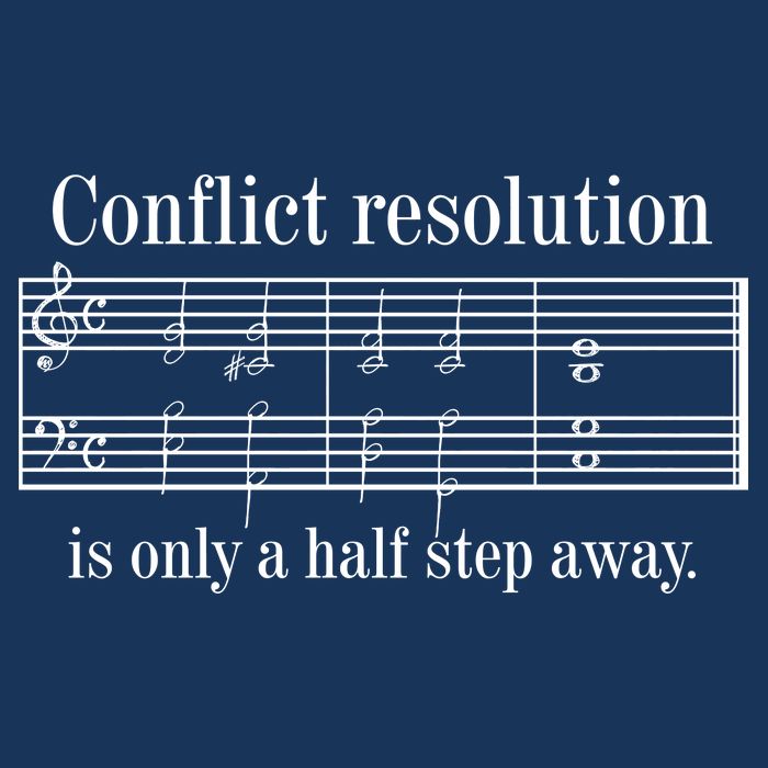 Conflict Resolution Is Only A Half Step Away Infant Baby Jersey Bodysuit