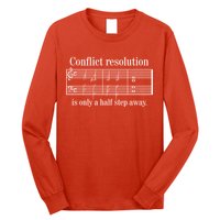 Conflict Resolution Is Only A Half Step Away Long Sleeve Shirt