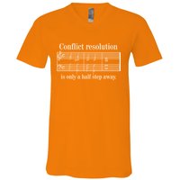 Conflict Resolution Is Only A Half Step Away V-Neck T-Shirt