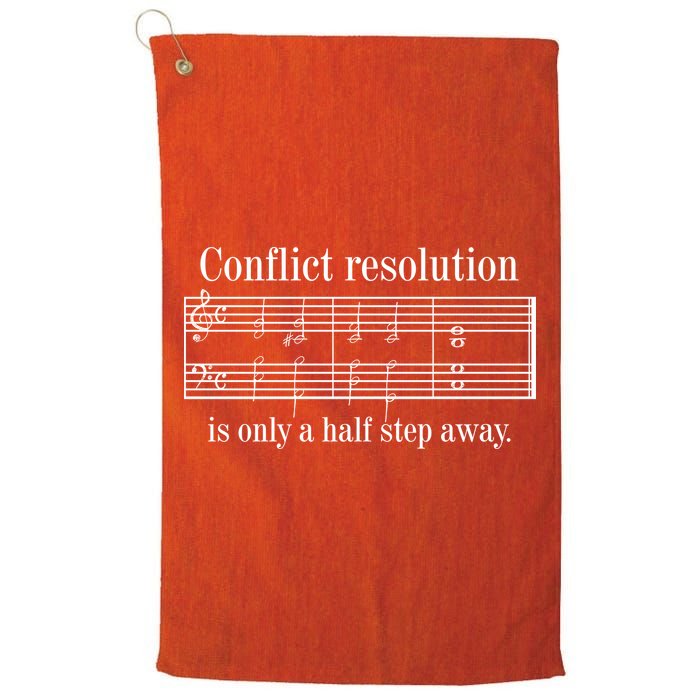 Conflict Resolution Is Only A Half Step Away Golf Towel