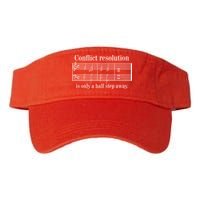 Conflict Resolution Is Only A Half Step Away Valucap Bio-Washed Visor