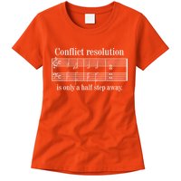 Conflict Resolution Is Only A Half Step Away Womens T-Shirt