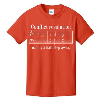 Conflict Resolution Is Only A Half Step Away Kids T-Shirt