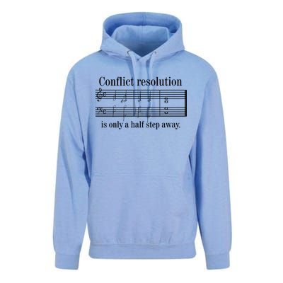 Conflict Resolution Is Only A Half Step Away Unisex Surf Hoodie