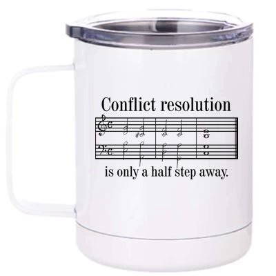 Conflict Resolution Is Only A Half Step Away 12 oz Stainless Steel Tumbler Cup