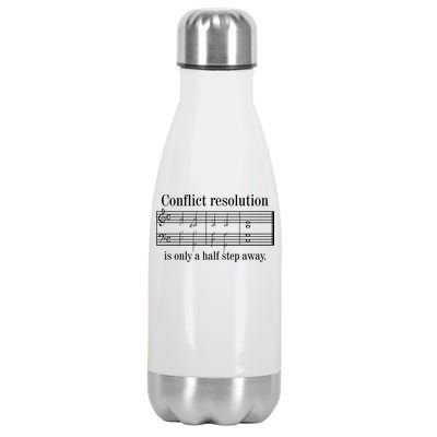 Conflict Resolution Is Only A Half Step Away Stainless Steel Insulated Water Bottle