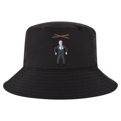 Confused Anti Joe Biden Puppet Funny Cool Comfort Performance Bucket Hat