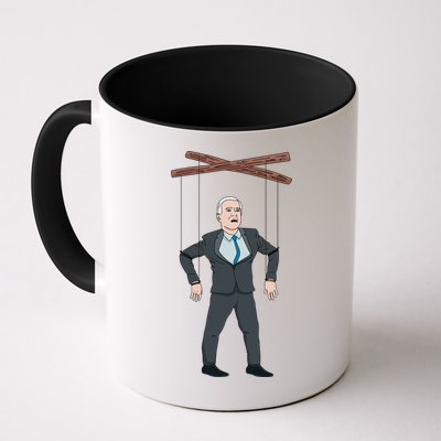 Confused Anti Joe Biden Puppet Funny Mug