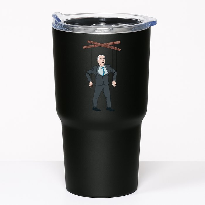 Confused Anti Joe Biden Puppet Funny Tumbler